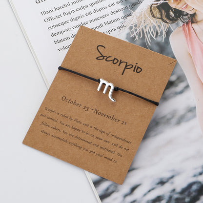 Curaçao constellation zodiac sign Bracelet