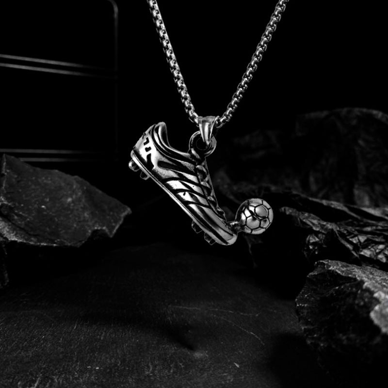 Curaçao alloy sneaker football Necklace