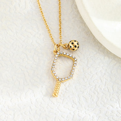 Curaçao Steel basketball football Necklace