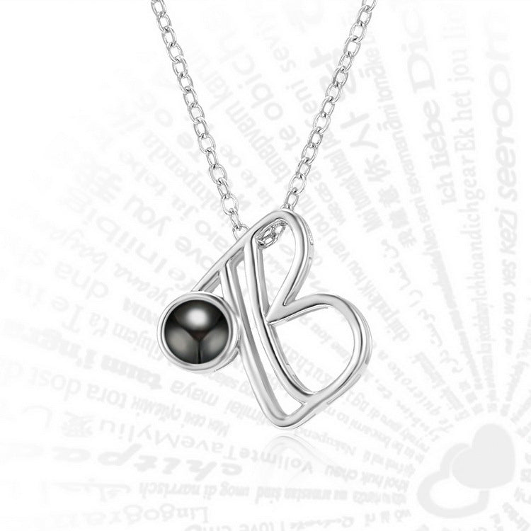 Curaçao Letters Pendant Languages Necklace