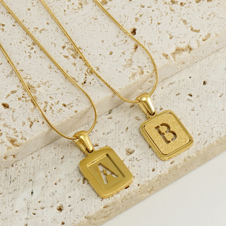 Curaçao alphabet necklace letters