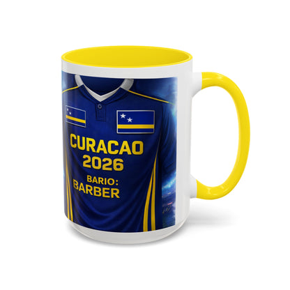 Curaçao Soccer Jersey Mug