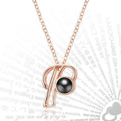 Curaçao Letters Pendant Languages Necklace