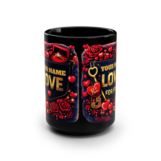 Curaçao black mug 15oz