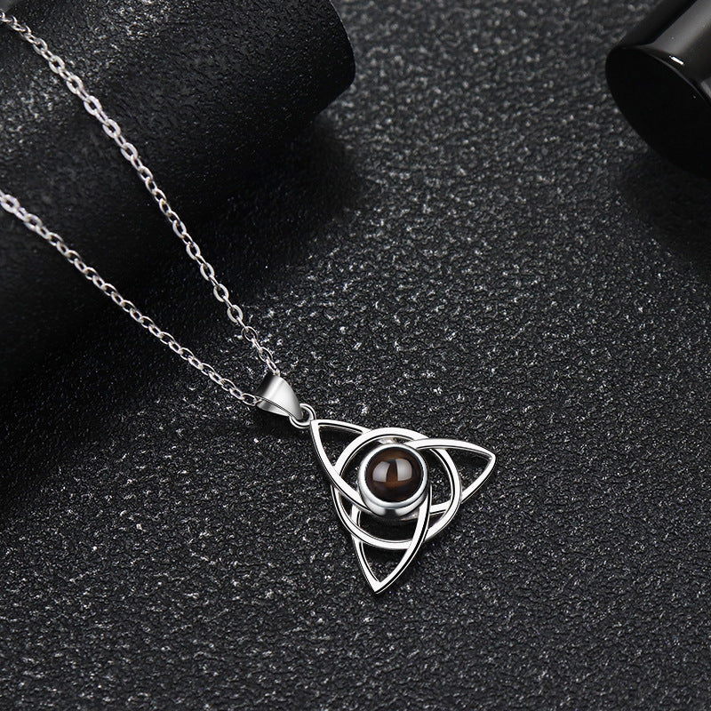 Curaçao 925silver 100language necklace