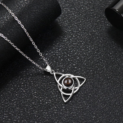 Curaçao 925silver 100language necklace