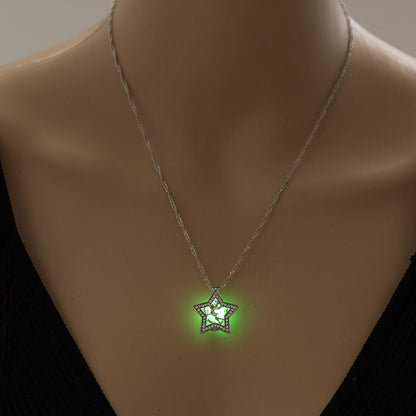 Pentagram Angel Luminous Pendant Accessories