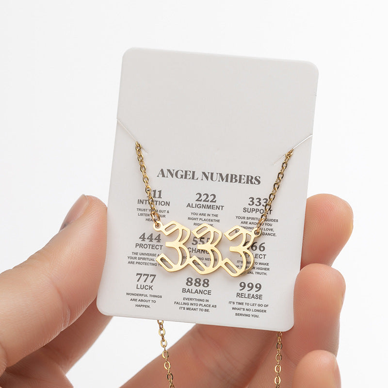 Curaçao Angel Lucky number Necklace