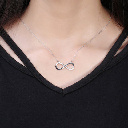 Zircon number 8 short necklace