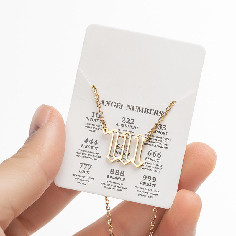 Curaçao Angel Lucky number Necklace