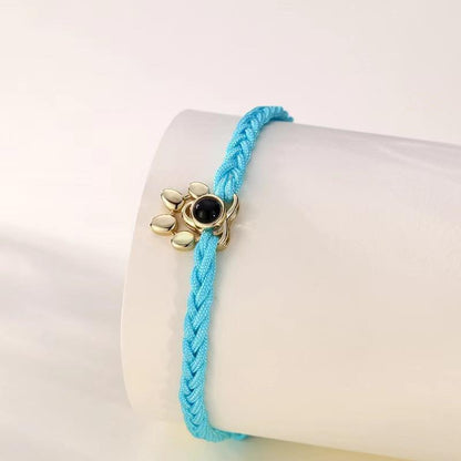 Curaçao beaded personalized bracelet Necklace