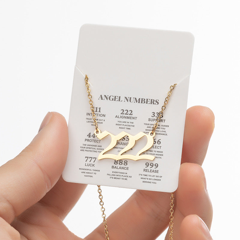 Curaçao Angel Lucky number Necklace