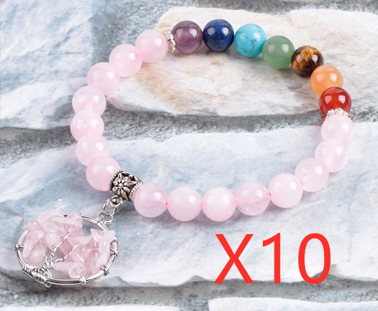 Curaçao Crystal beaded bracelet