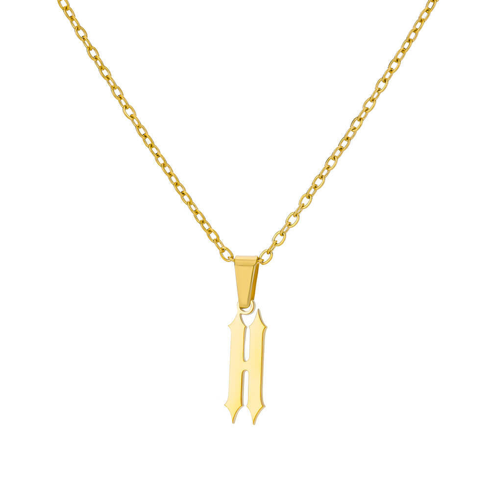 Curaçao Letter Ancient English Necklace
