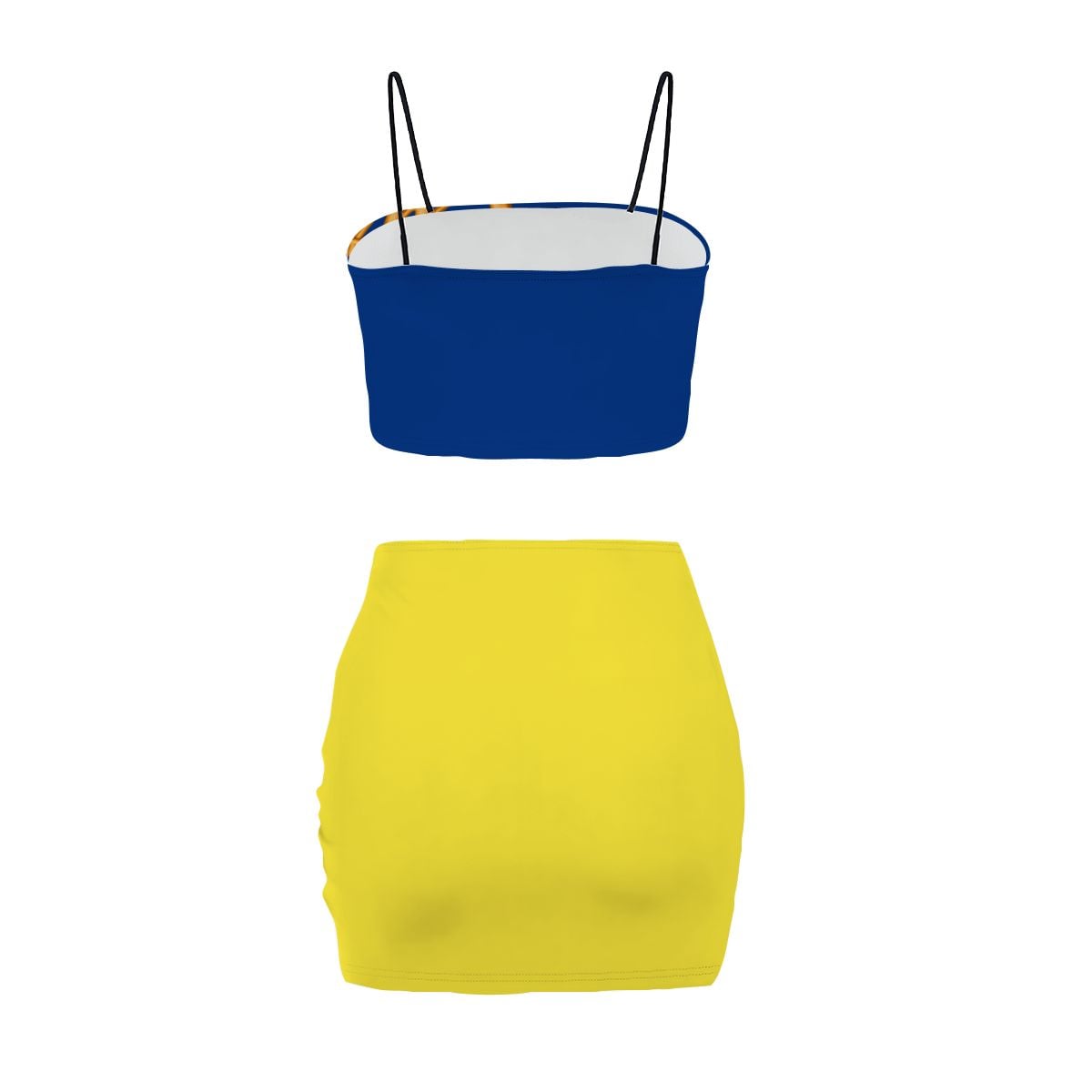 Curacao Women's Crop Top Skirt Set