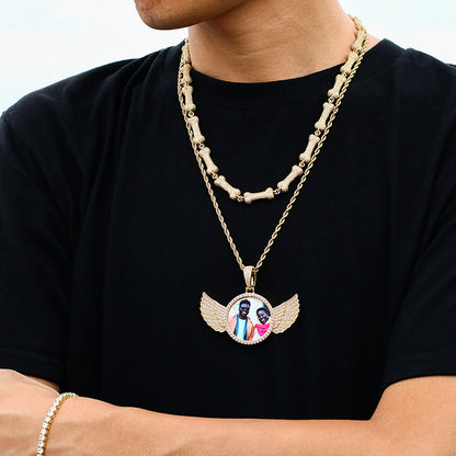 Curaçao Angel wings medallions Necklace