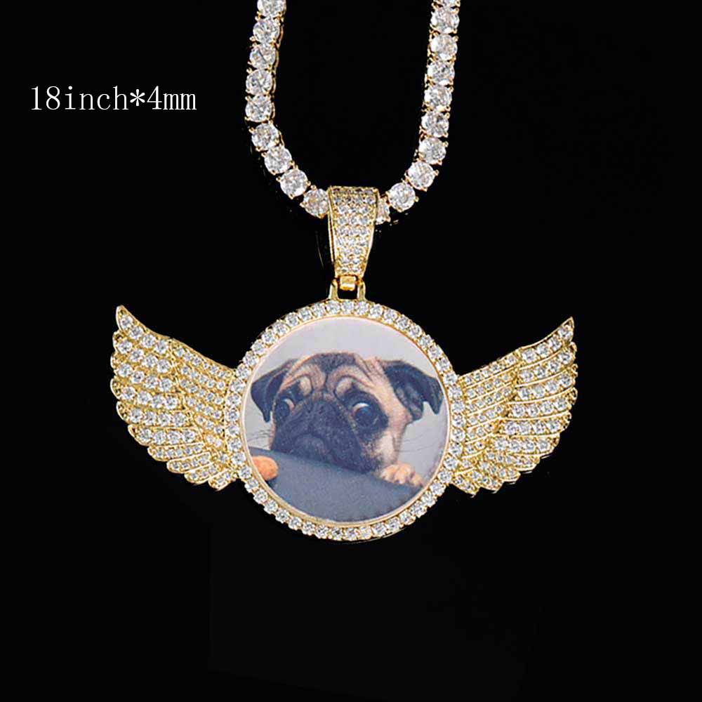 Curaçao Angel wings medallions Necklace