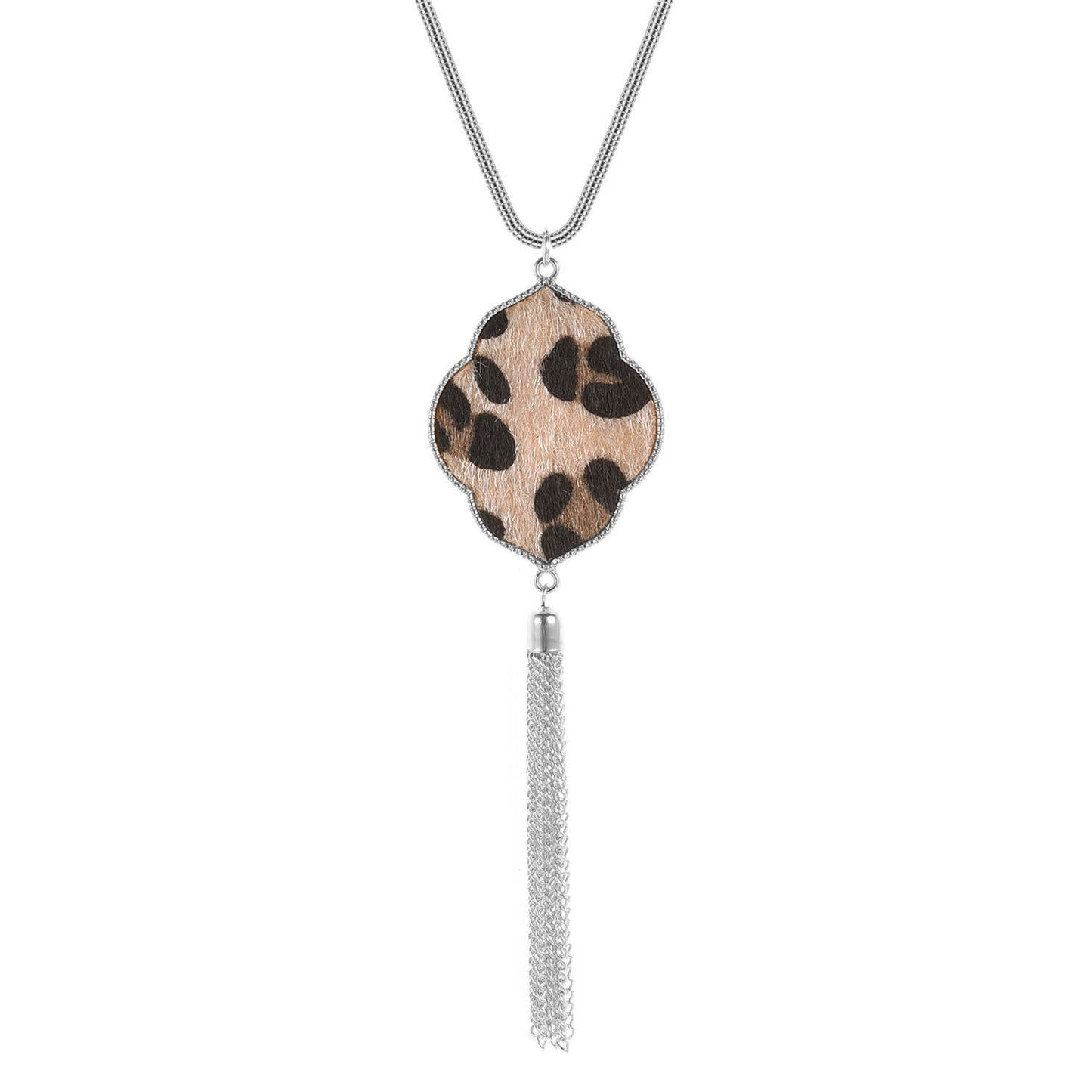 Curaçao accessories horsehair leopard Necklace