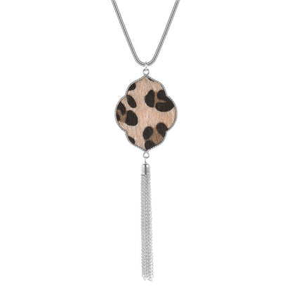 Curaçao accessories horsehair leopard Necklace