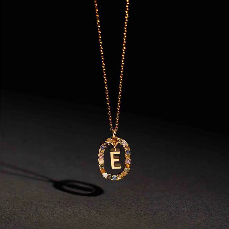 Curaçao colored rhinestone necklace
