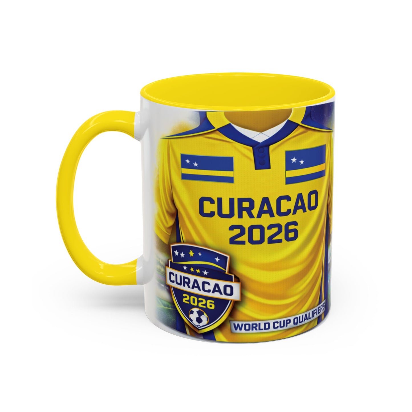 Curacao Soccer Jersey 10 Champions Mug | Accent Coffee Mug