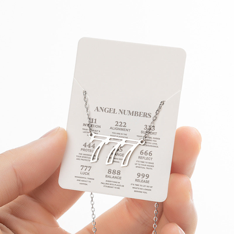 Curaçao Angel Lucky number Necklace