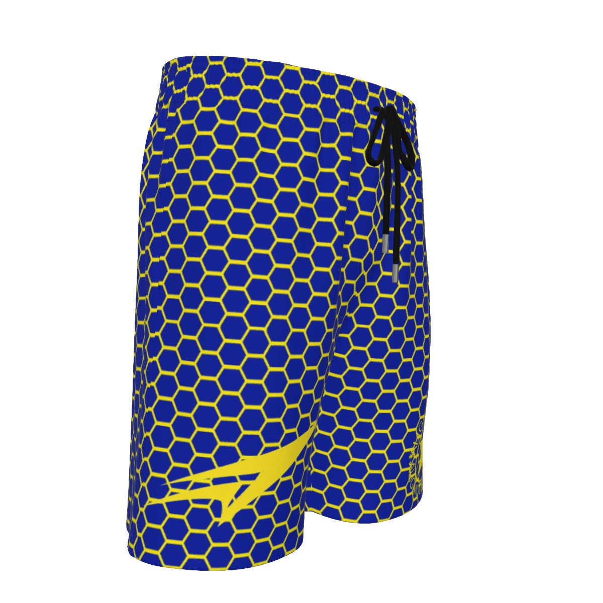 All-Over Print Men's Beach Shorts With Elastic Waist
