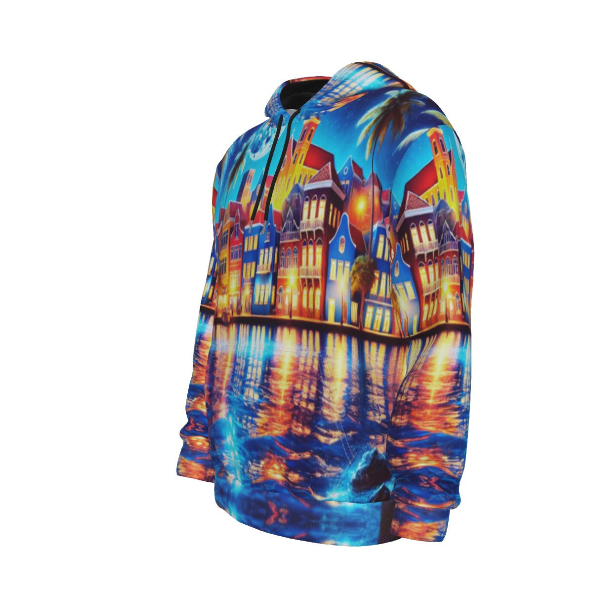 All-Over Print Men's Thicken Pullover Hoodie