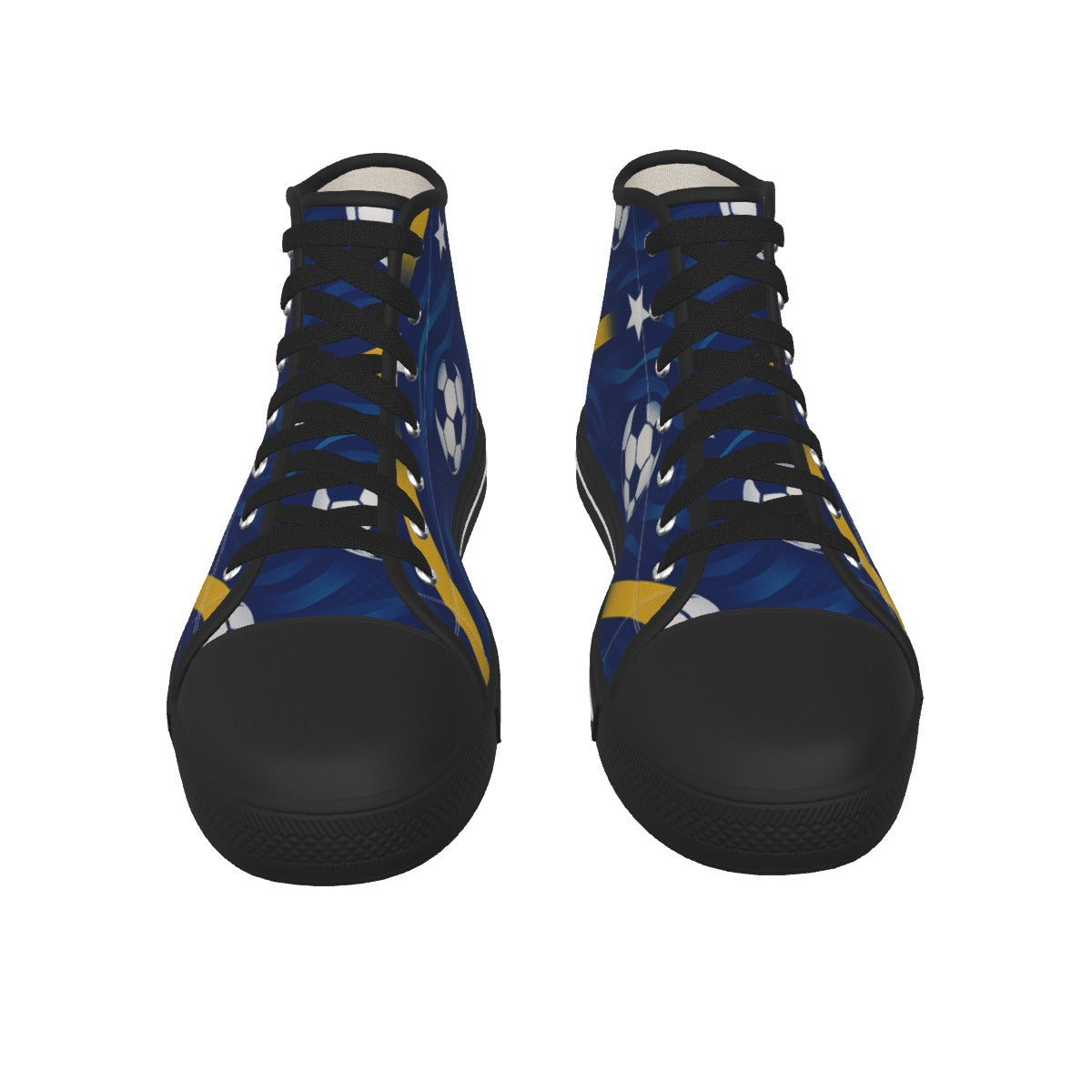 Men's Black Sole Canvas Shoes