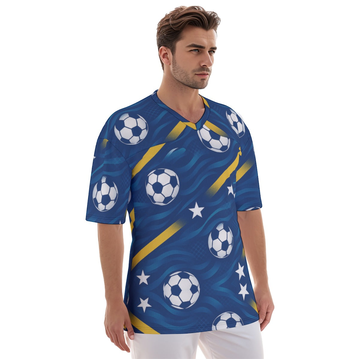 All-Over Print Men's Football  Jersey