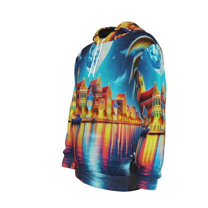 All-Over Print Men's Thicken Pullover Hoodie