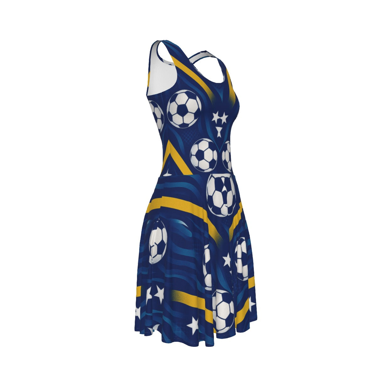 All-Over Print Women's Sleeveless Dress