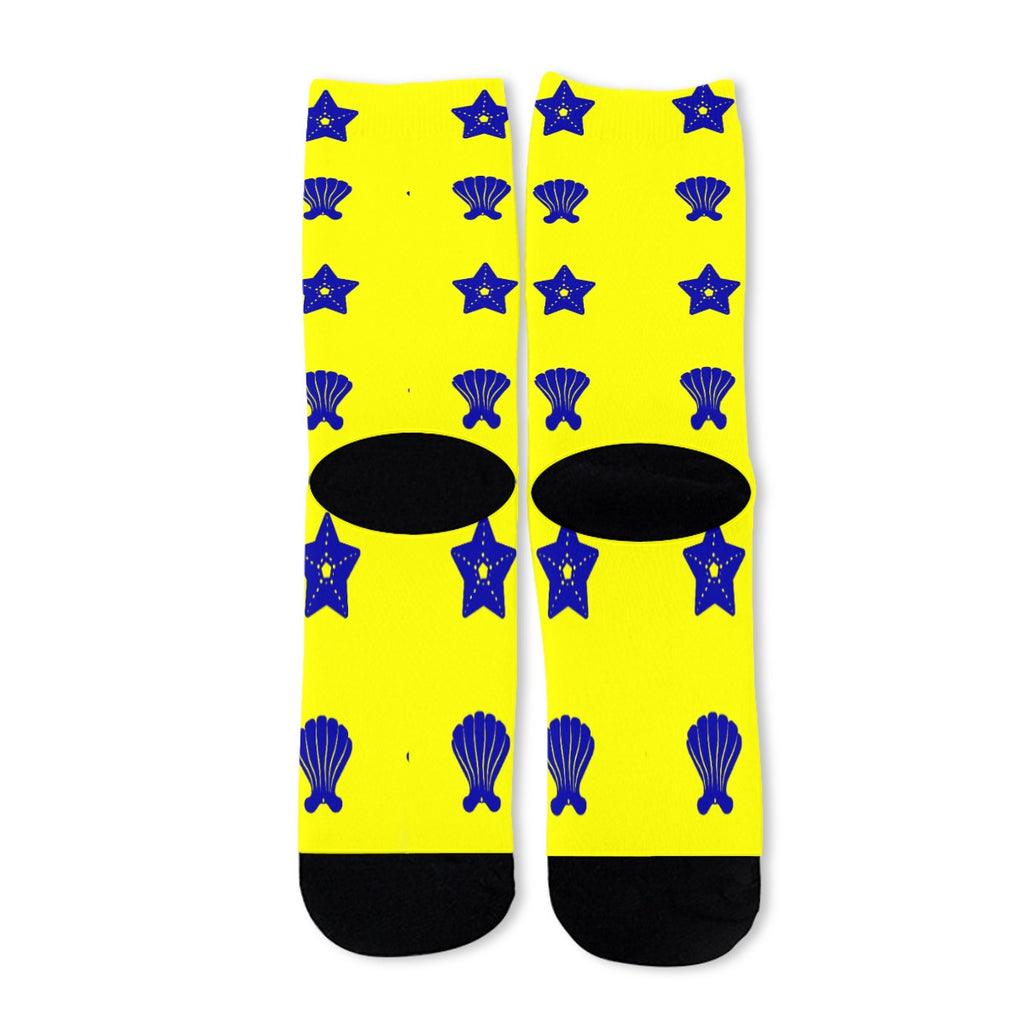 Curacao Flag Color Long Socks