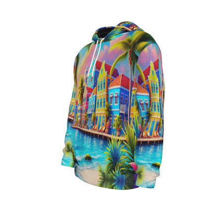 All-Over Print Men's Thicken Pullover Hoodie