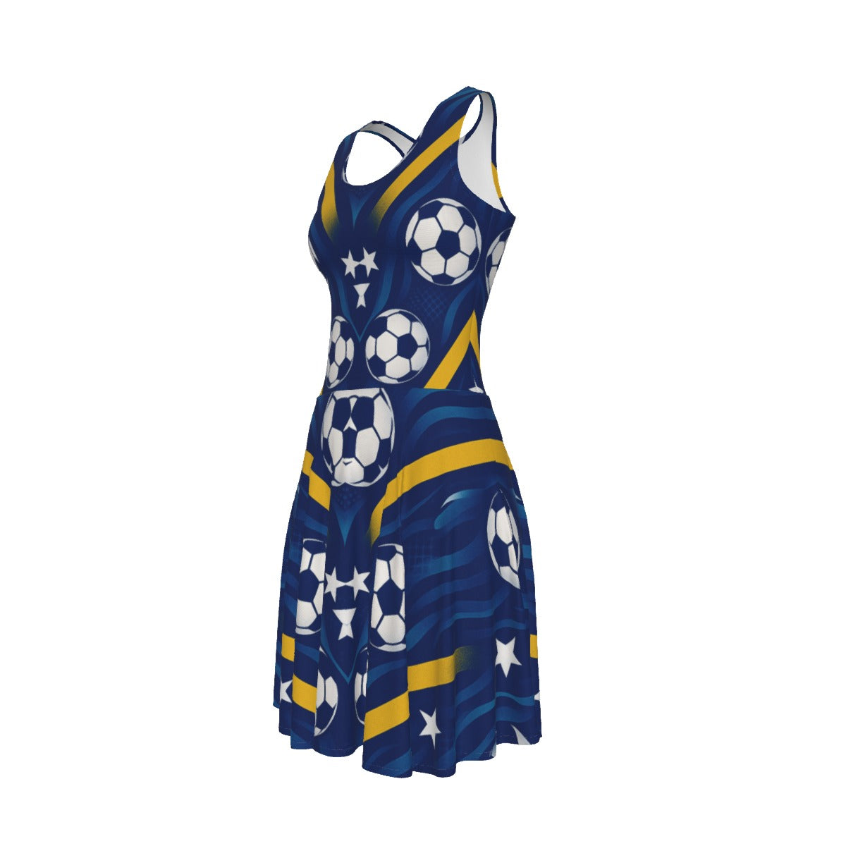 All-Over Print Women's Sleeveless Dress