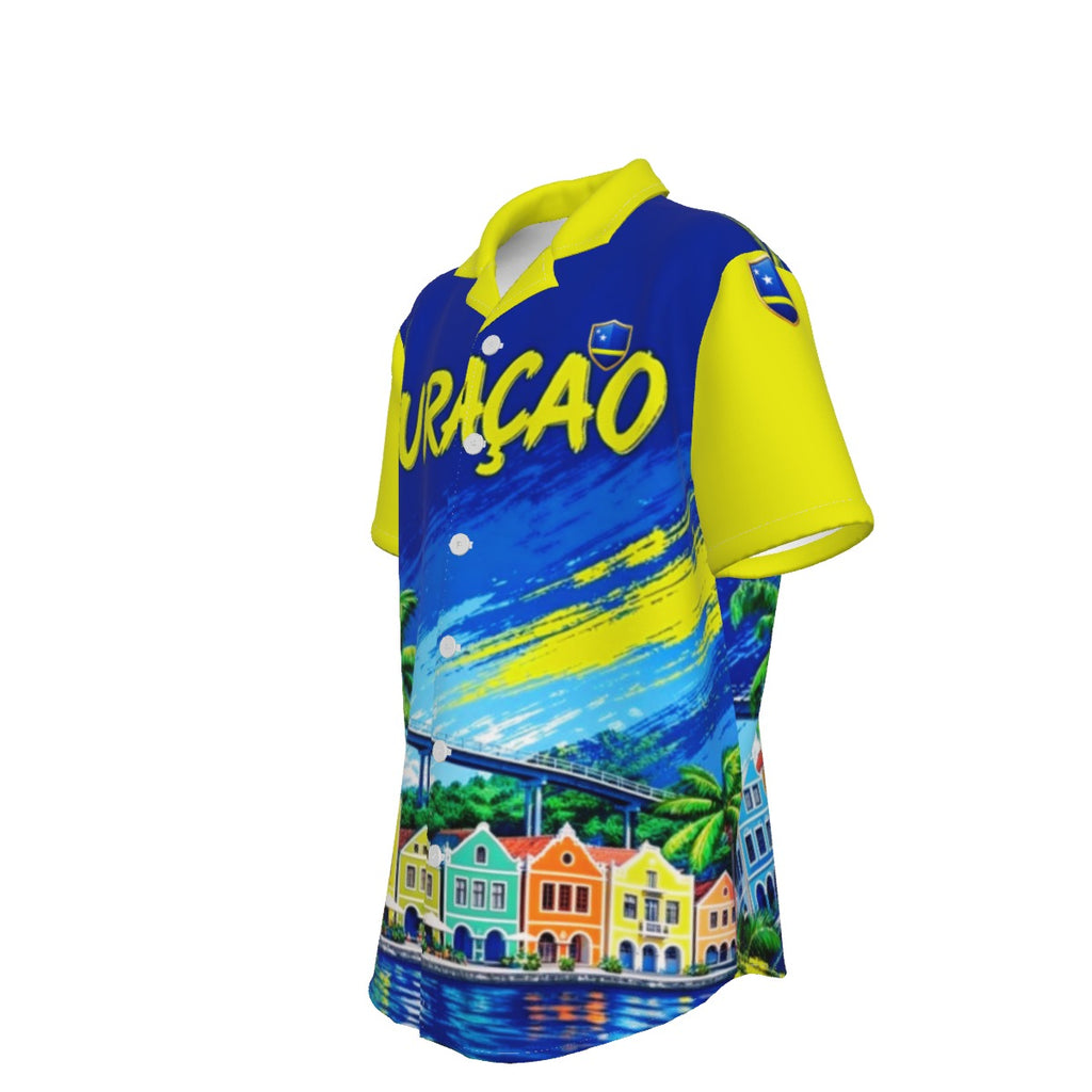 All-Over Print Kid's Hawaiian Vacation Shirt