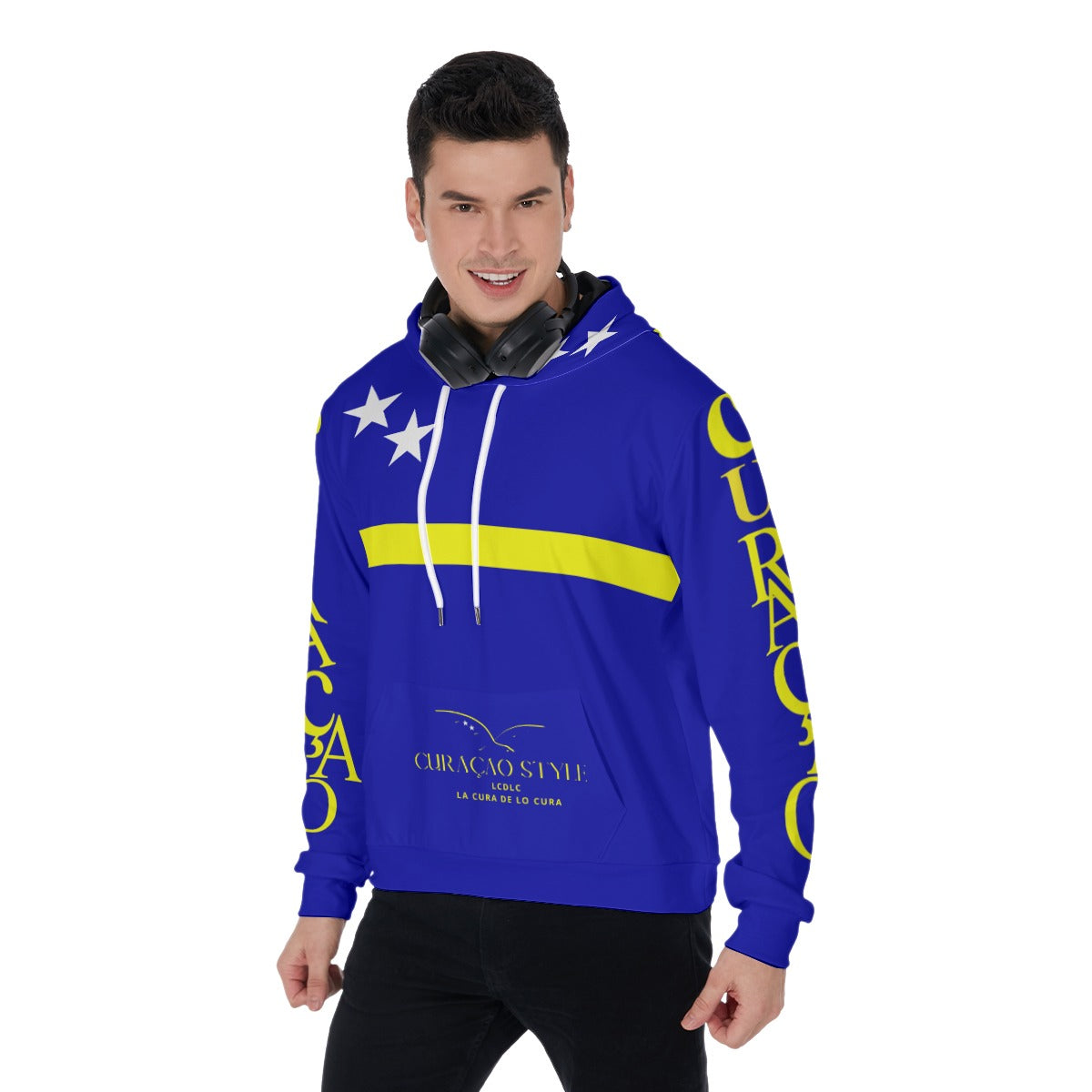 All-Over Print Men's Thicken Pullover Hoodie