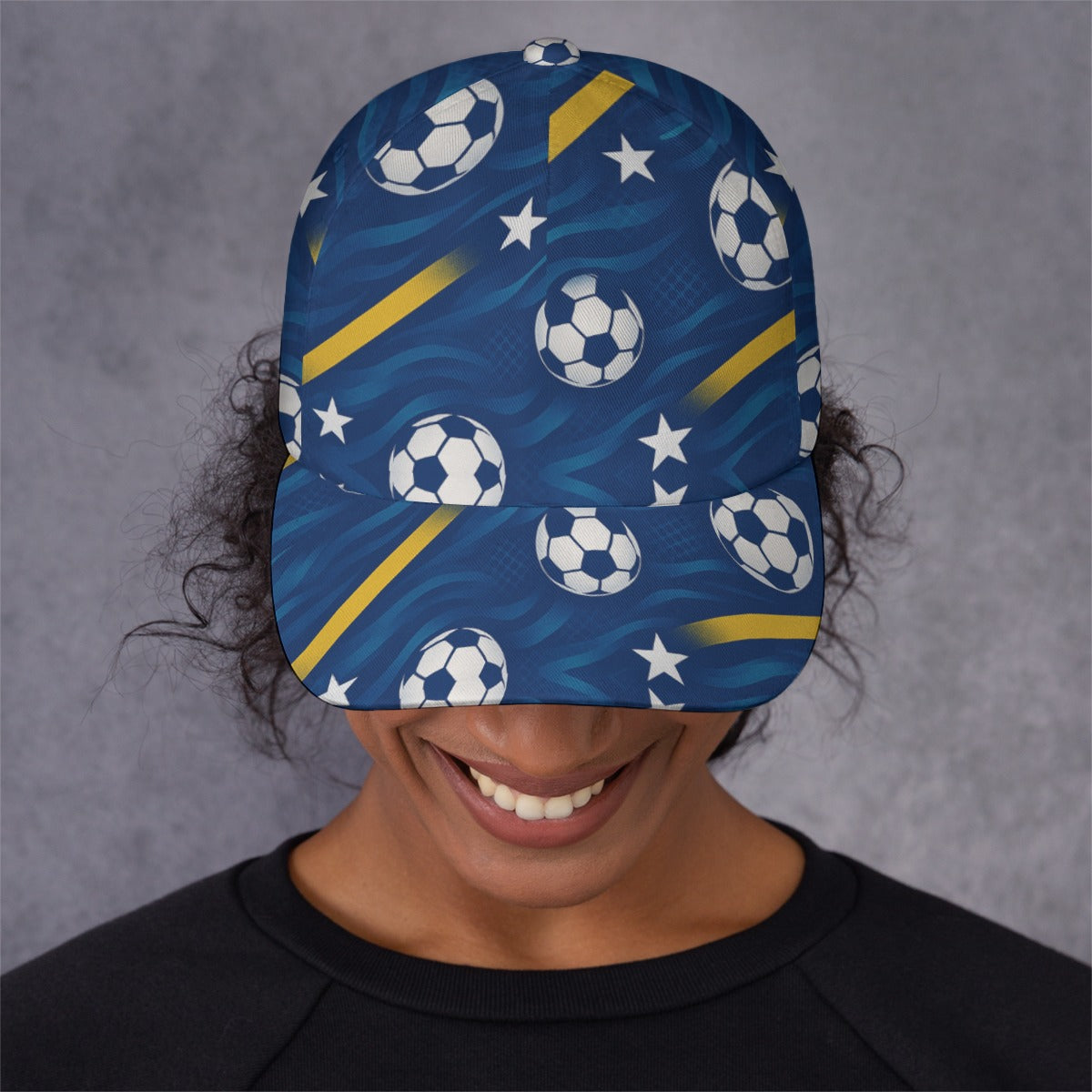 All-Over Print Peaked Cap