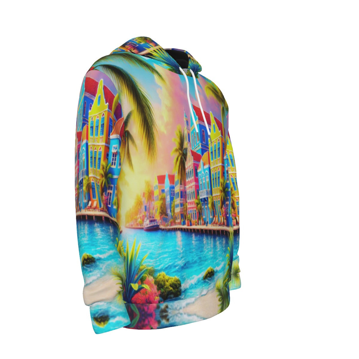 All-Over Print Men's Thicken Pullover Hoodie