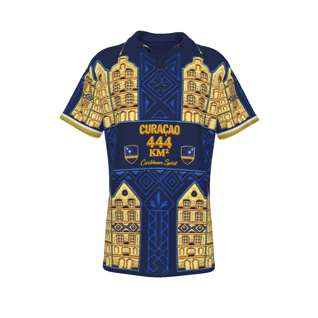 All-Over Print Men's Polo Shirt