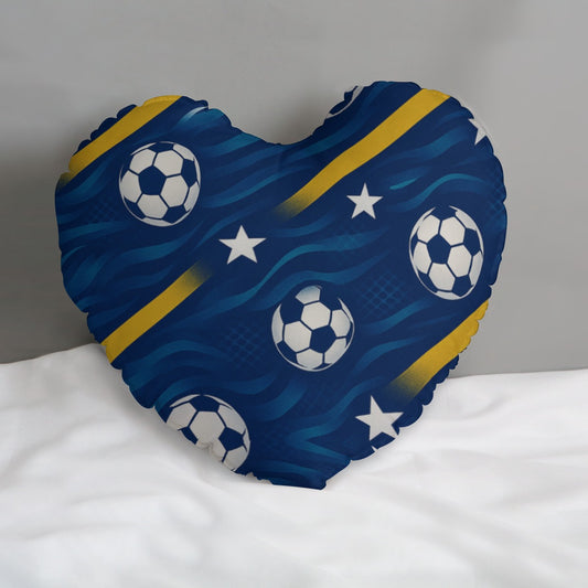 All-Over Print Heart-shaped pillow