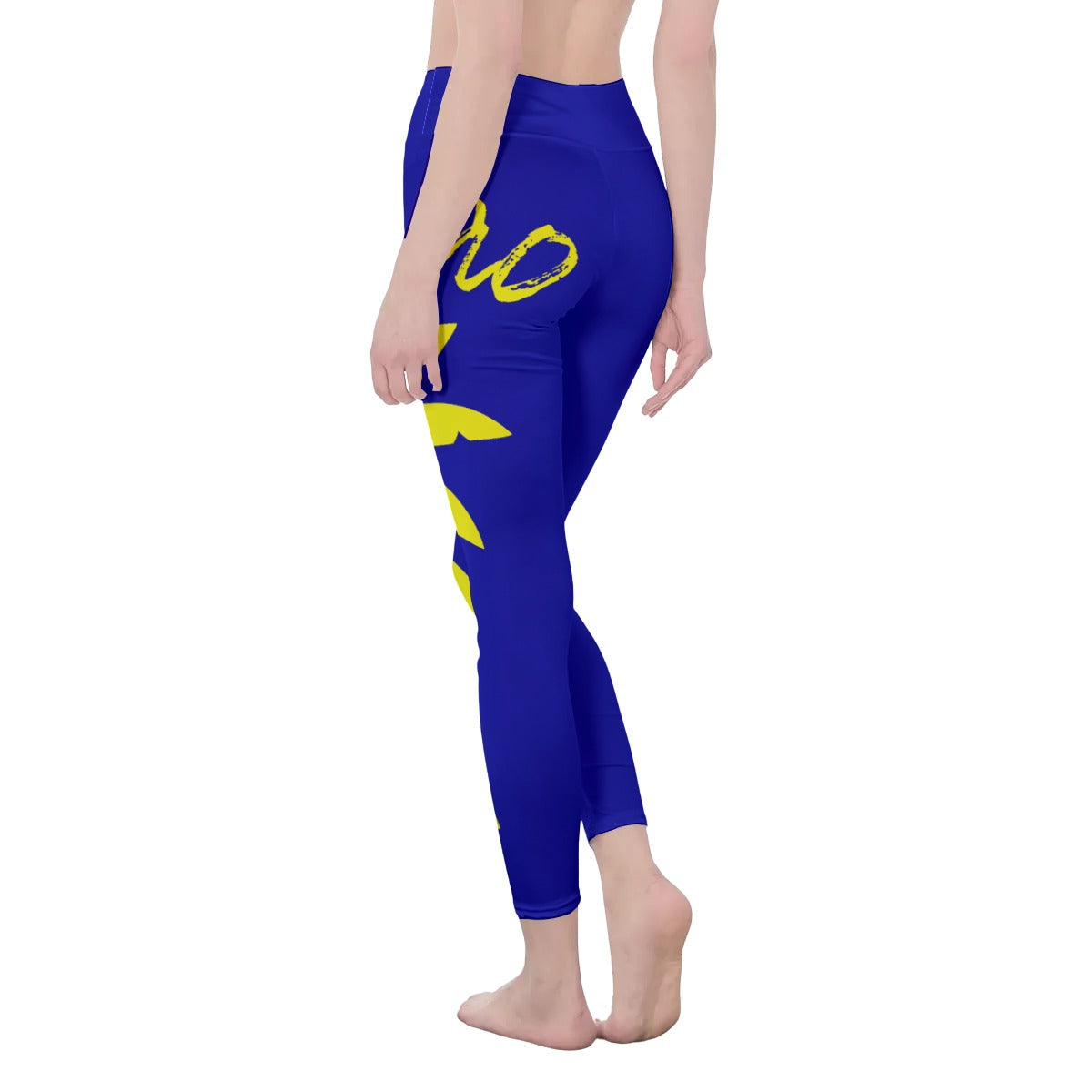 All-Over Print Women's High Waist Leggings | Side Stitch Closure