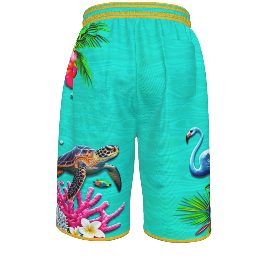 All-Over Print Unisex Straight Casual Short | 245GSM Cotton
