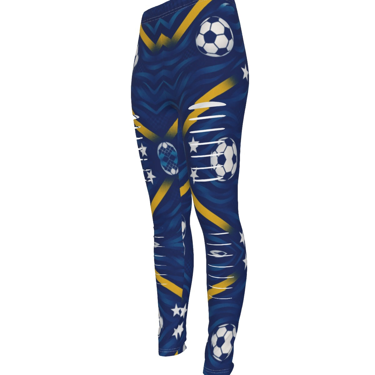 All-Over Print Women's Ripped Leggings
