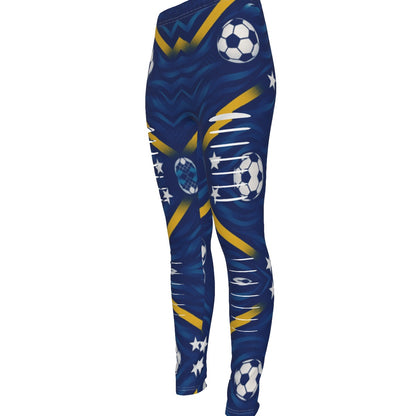 All-Over Print Women's Ripped Leggings