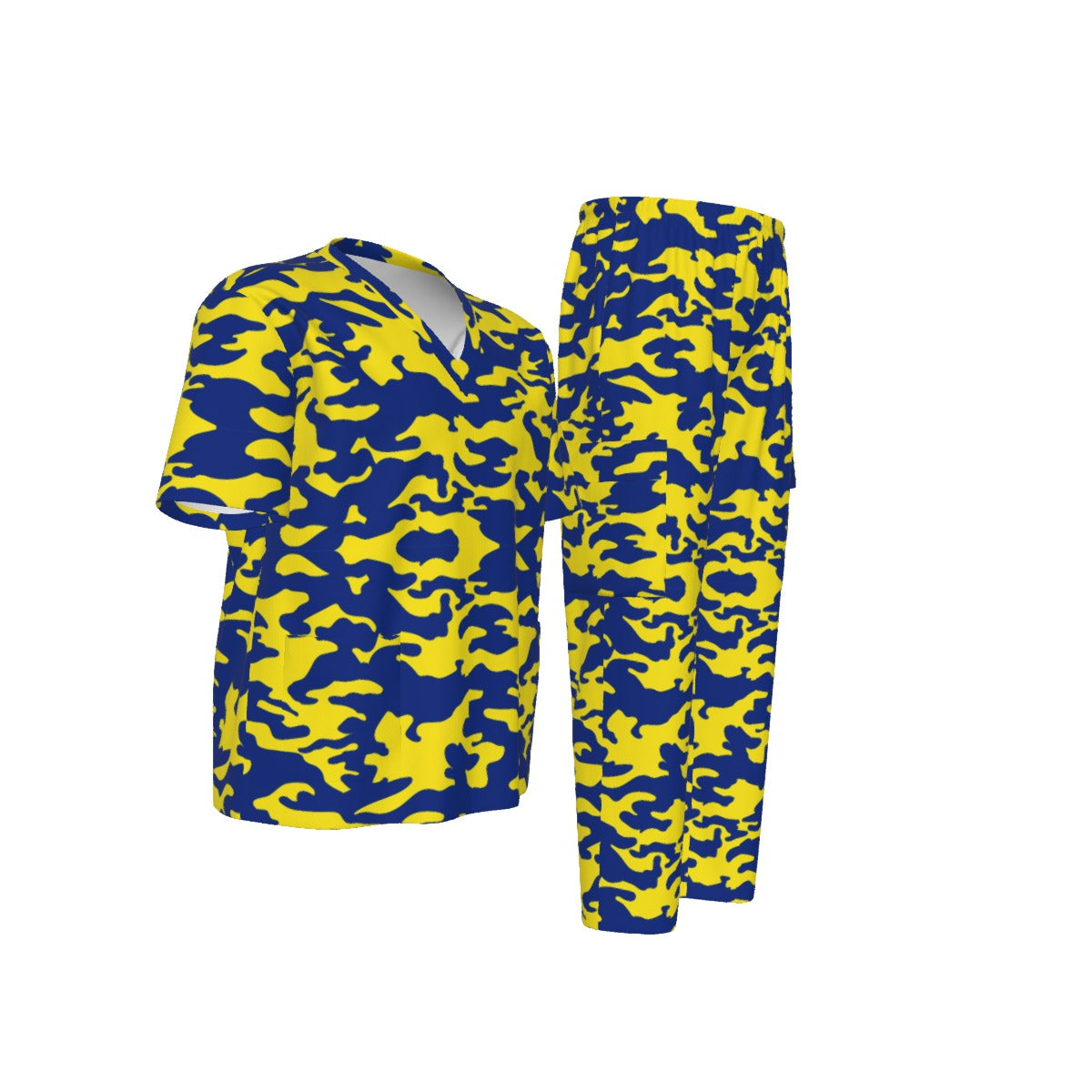 All-Over Print Unisex Scrub Set|Birdseye