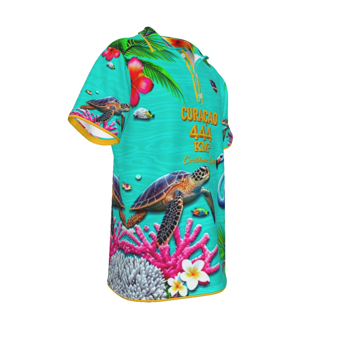 All-Over Print Men's Polo Shirt