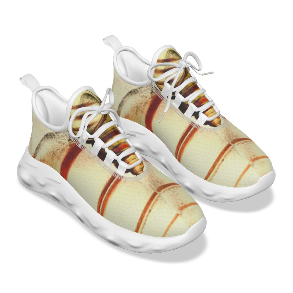Curacao Flag Color Men's Light Sports Shoes