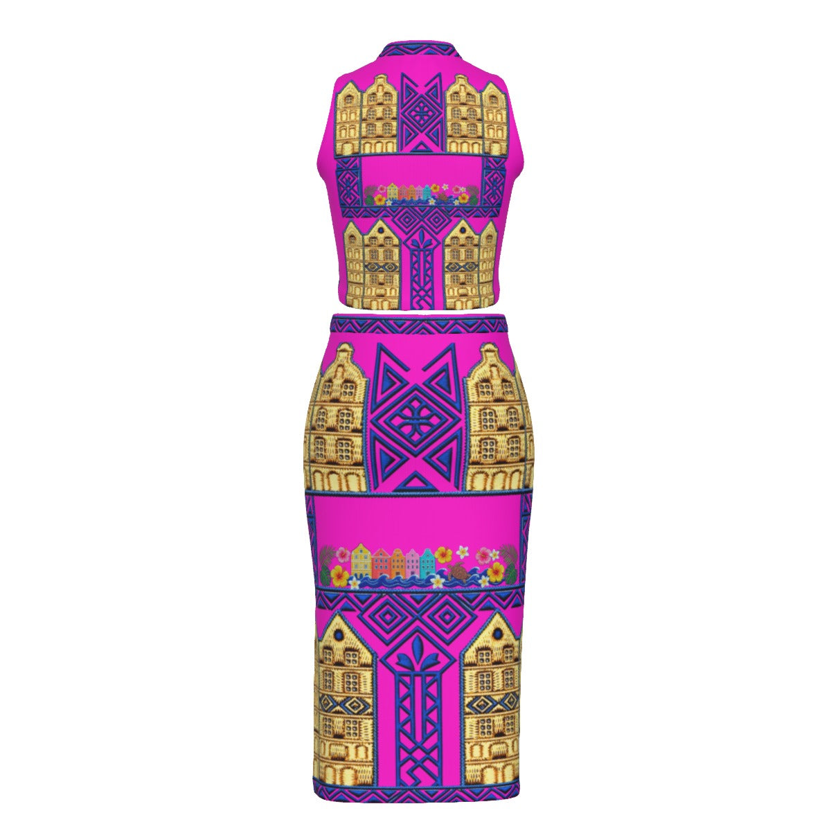 Curaçao Women's Tank Top Skirt Set