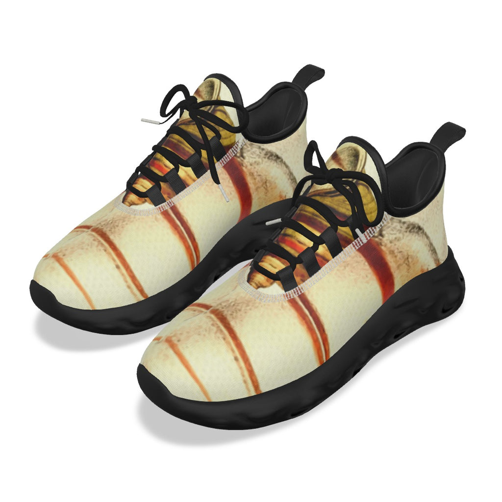 Curacao Flag Color Men's Light Sports Shoes